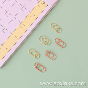 Cute Paper Clips Office File Custom Shape Metal Office